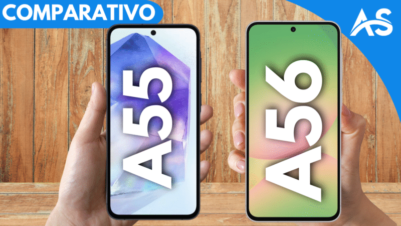 Comparativo Samsung A55 vs Samsung A56
