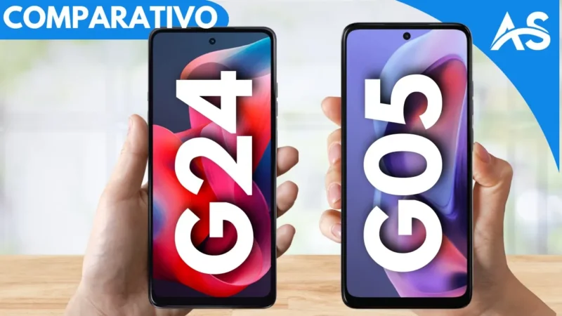 Comparativo Moto G24 vs Moto G05