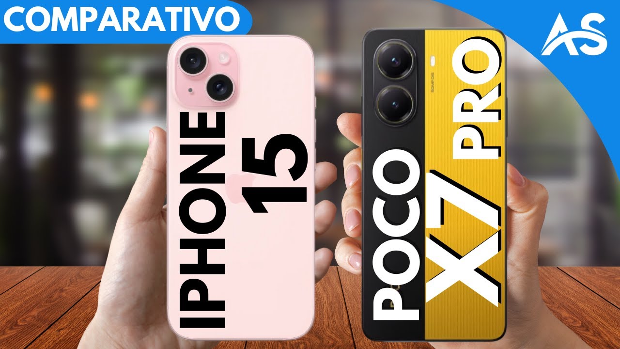 Comparativo Poco X7 Pro vs iPhone 15