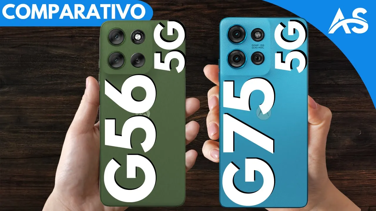 Comparativo Moto G56 vs Moto G75
