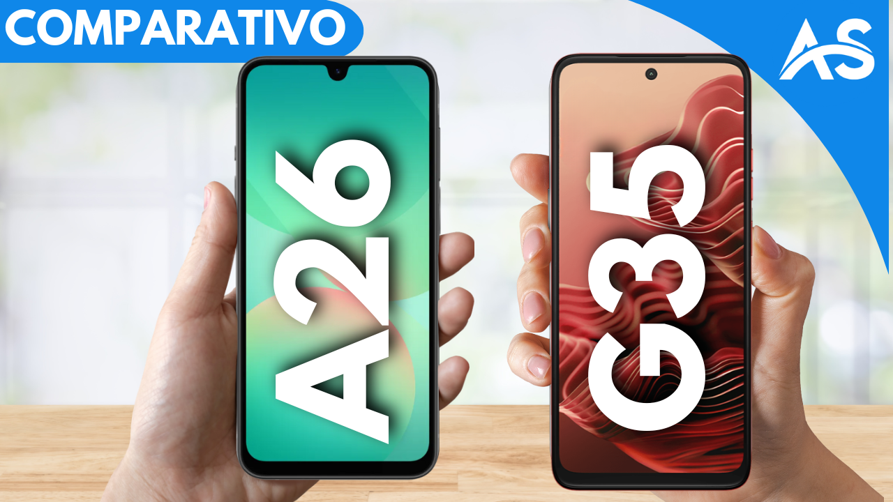 Comparativo Samsung A26 vs Moto G35