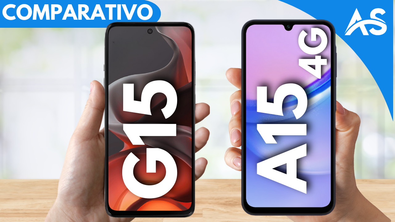 Comparativo Moto G15 vs Samsung A15 4G