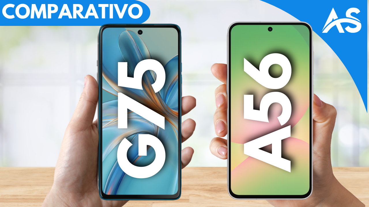Comparativo Moto G75 vs Samsung A56