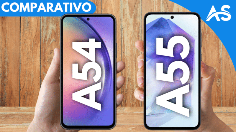 Comparativo Samsung A54 vs Samsung A55
